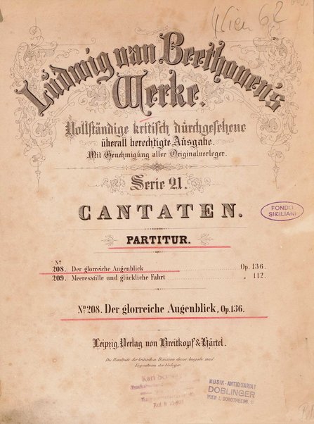 Der glorreiche Augenblick. 1