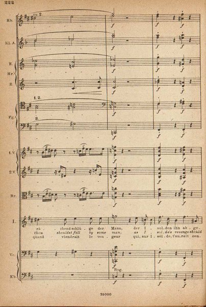 Tristan und Isolde / von Richard Wagner ; english translation by H. and F. Corder ; version française commencée par Alfred Ernst terminée par L. de Fourcaud et P. Brück