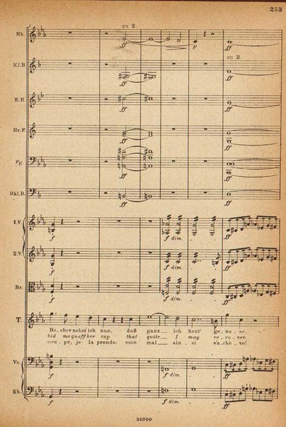 Tristan und Isolde / von Richard Wagner ; english translation by H. and F. Corder ; version française commencée par Alfred Ernst terminée par L. de Fourcaud et P. Brück