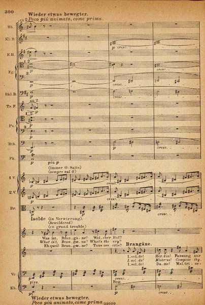 Tristan und Isolde / von Richard Wagner ; english translation by H. and F. Corder ; version française commencée par Alfred Ernst terminée par L. de Fourcaud et P. Brück