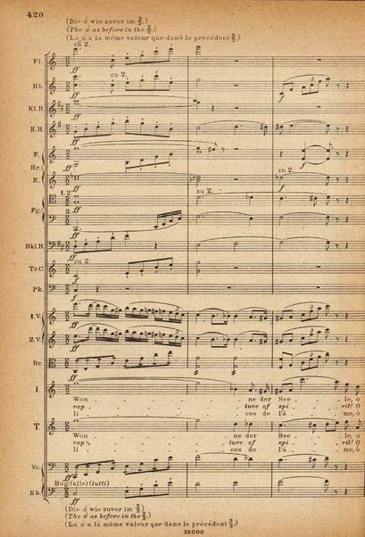 Tristan und Isolde / von Richard Wagner ; english translation by H. and F. Corder ; version française commencée par Alfred Ernst terminée par L. de Fourcaud et P. Brück