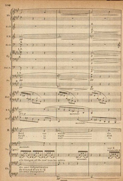 Tristan und Isolde / von Richard Wagner ; english translation by H. and F. Corder ; version française commencée par Alfred Ernst terminée par L. de Fourcaud et P. Brück