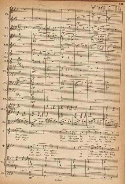 Tristan und Isolde / von Richard Wagner ; english translation by H. and F. Corder ; version française commencée par Alfred Ernst terminée par L. de Fourcaud et P. Brück