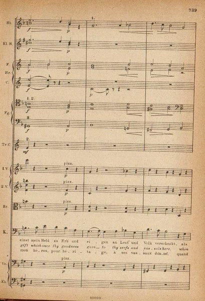Tristan und Isolde / von Richard Wagner ; english translation by H. and F. Corder ; version française commencée par Alfred Ernst terminée par L. de Fourcaud et P. Brück