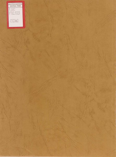 Messa solenne in sol maggiore : per l'incoronazione di Luigi 18. / Luigi Cherubini ; a cura di Giovanni Carli Ballola