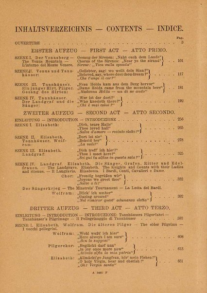 Tannhäuser / Richard Wagner