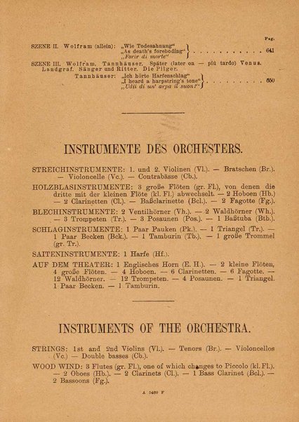 Tannhäuser / Richard Wagner