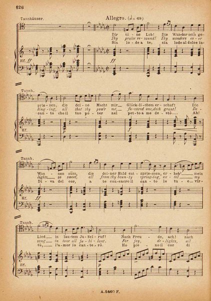 Tannhäuser / Richard Wagner