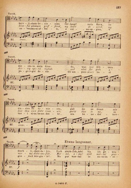 Tannhäuser / Richard Wagner