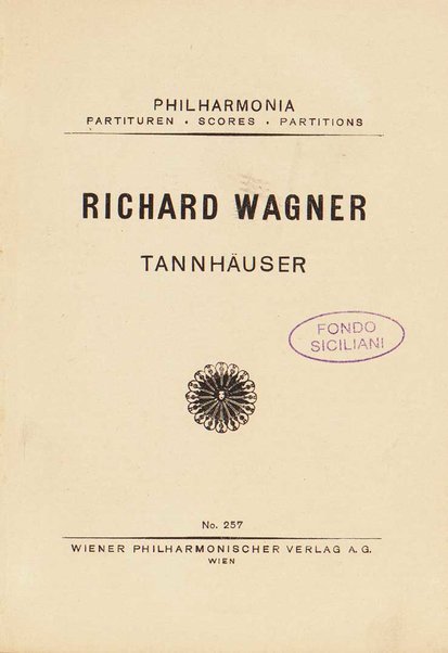 Tannhäuser / Richard Wagner