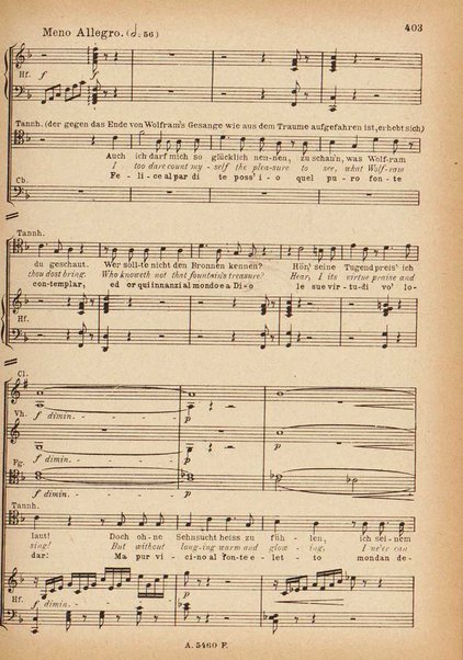 Tannhäuser / Richard Wagner