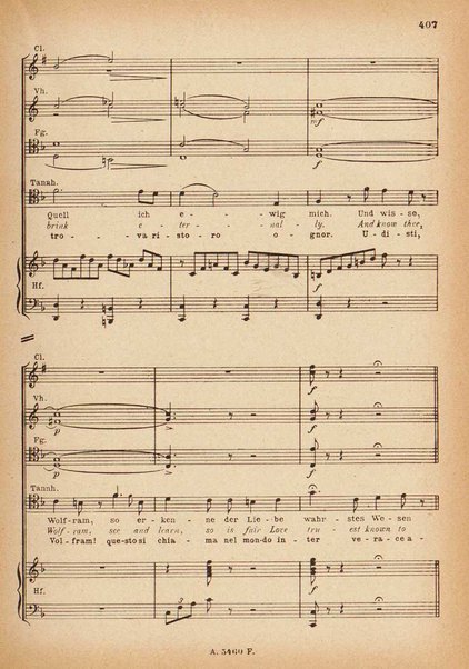 Tannhäuser / Richard Wagner