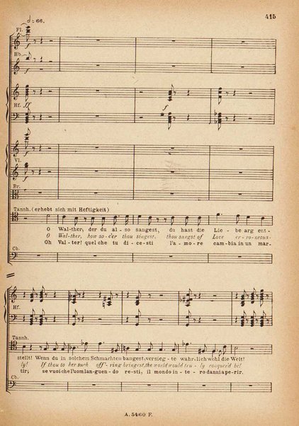 Tannhäuser / Richard Wagner