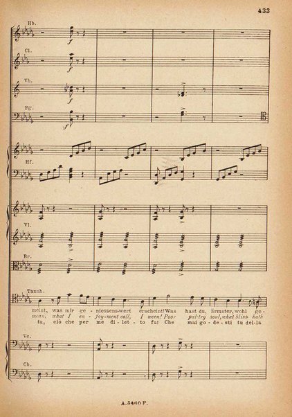 Tannhäuser / Richard Wagner