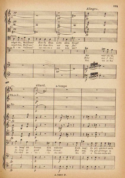 Tannhäuser / Richard Wagner