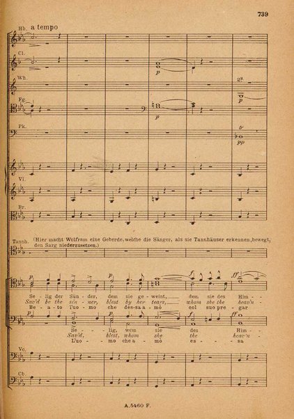 Tannhäuser / Richard Wagner