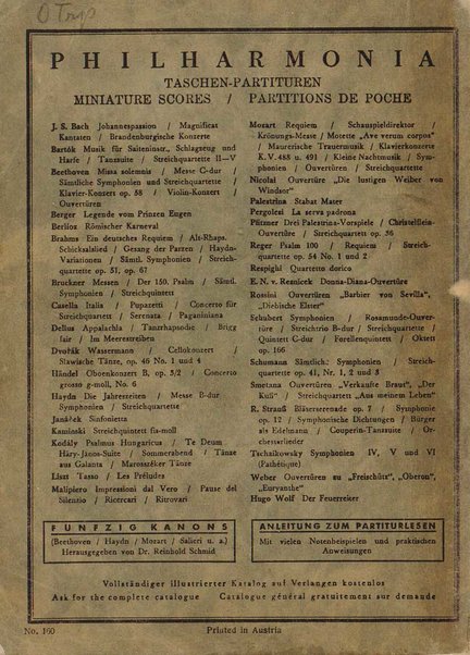 Tannhäuser / Richard Wagner