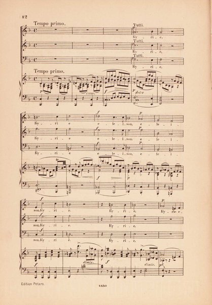 Messe No. 1, F dur. 1