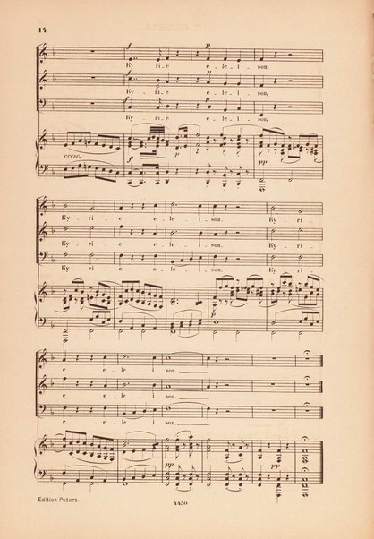 Messe No. 1, F dur. 1