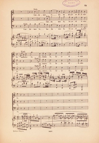 Messe No. 1, F dur. 1
