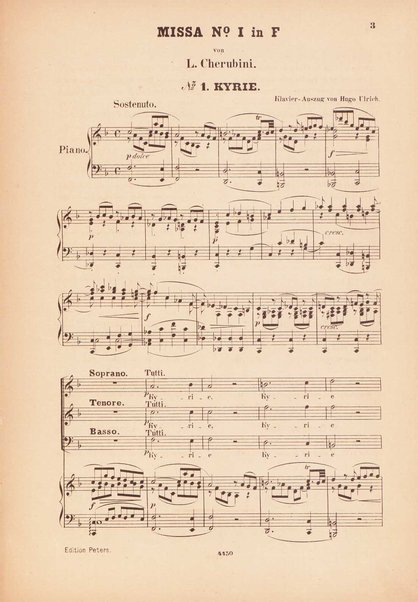 Messe No. 1, F dur. 1