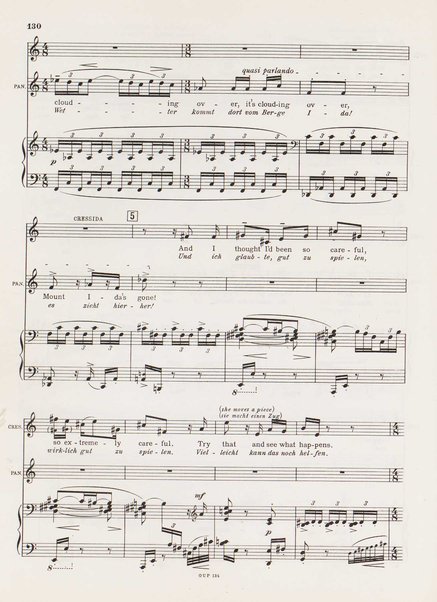 Troilus and Cressida : opera in three acts / libretto by Christopher Hassall ; german translation by Ernst Roth ; music by William Walton