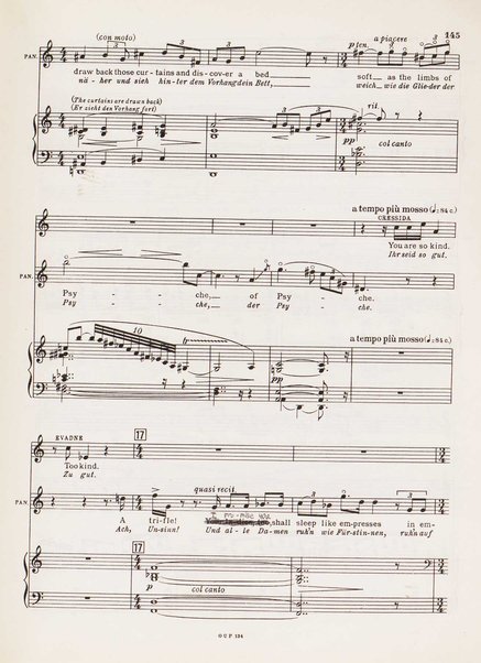 Troilus and Cressida : opera in three acts / libretto by Christopher Hassall ; german translation by Ernst Roth ; music by William Walton