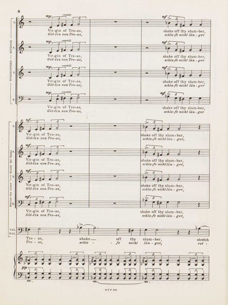 Troilus and Cressida : opera in three acts / libretto by Christopher Hassall ; german translation by Ernst Roth ; music by William Walton