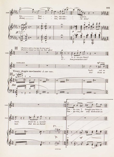 Troilus and Cressida : opera in three acts / libretto by Christopher Hassall ; german translation by Ernst Roth ; music by William Walton