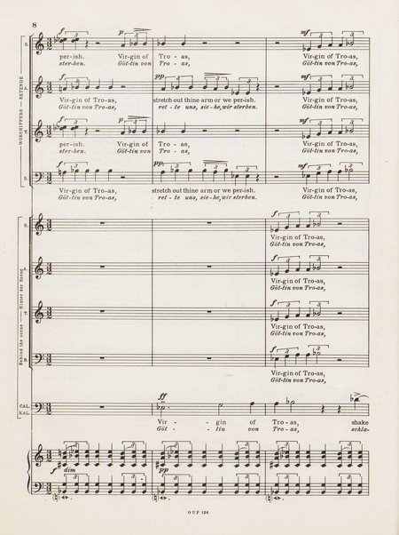 Troilus and Cressida : opera in three acts / libretto by Christopher Hassall ; german translation by Ernst Roth ; music by William Walton