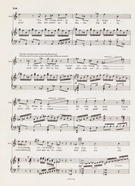 Troilus and Cressida : opera in three acts / libretto by Christopher Hassall ; german translation by Ernst Roth ; music by William Walton