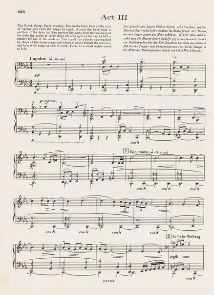 Troilus and Cressida : opera in three acts / libretto by Christopher Hassall ; german translation by Ernst Roth ; music by William Walton