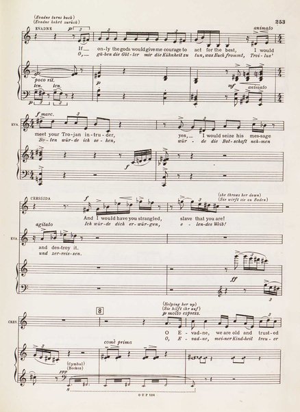 Troilus and Cressida : opera in three acts / libretto by Christopher Hassall ; german translation by Ernst Roth ; music by William Walton