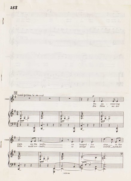 Troilus and Cressida : opera in three acts / libretto by Christopher Hassall ; german translation by Ernst Roth ; music by William Walton