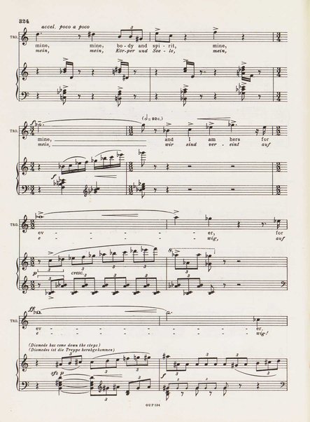 Troilus and Cressida : opera in three acts / libretto by Christopher Hassall ; german translation by Ernst Roth ; music by William Walton