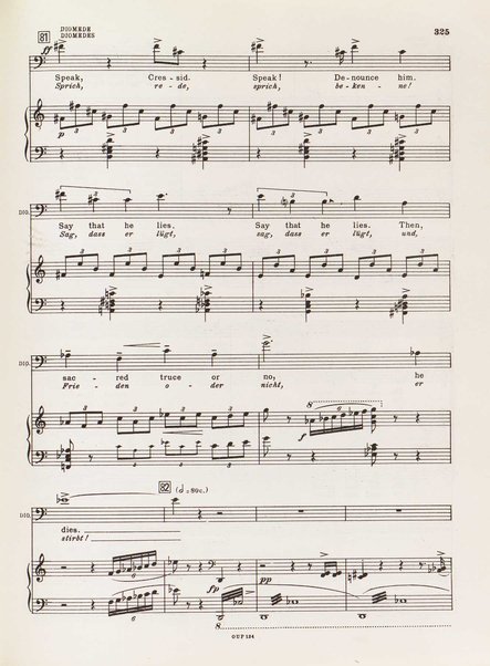 Troilus and Cressida : opera in three acts / libretto by Christopher Hassall ; german translation by Ernst Roth ; music by William Walton