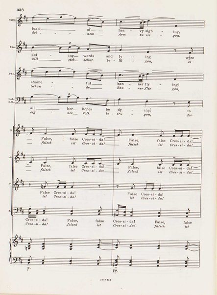 Troilus and Cressida : opera in three acts / libretto by Christopher Hassall ; german translation by Ernst Roth ; music by William Walton