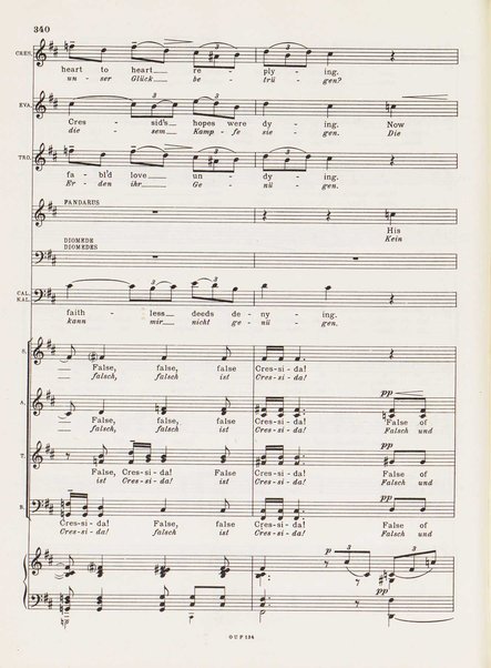 Troilus and Cressida : opera in three acts / libretto by Christopher Hassall ; german translation by Ernst Roth ; music by William Walton