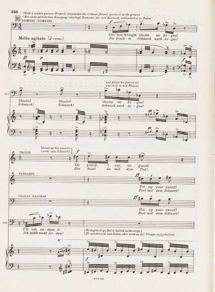 Troilus and Cressida : opera in three acts / libretto by Christopher Hassall ; german translation by Ernst Roth ; music by William Walton