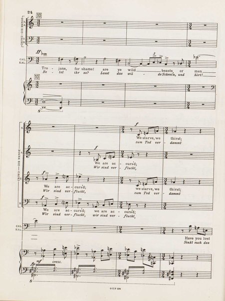 Troilus and Cressida : opera in three acts / libretto by Christopher Hassall ; german translation by Ernst Roth ; music by William Walton