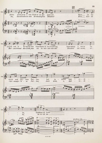 Troilus and Cressida : opera in three acts / libretto by Christopher Hassall ; german translation by Ernst Roth ; music by William Walton