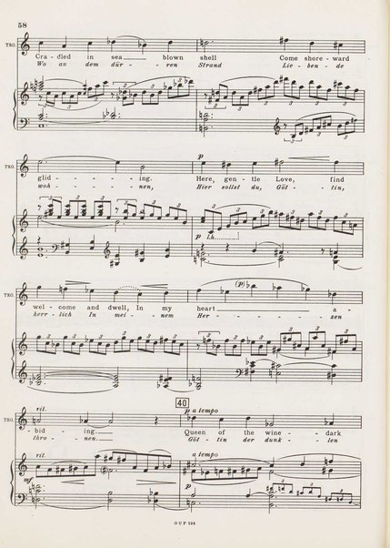 Troilus and Cressida : opera in three acts / libretto by Christopher Hassall ; german translation by Ernst Roth ; music by William Walton