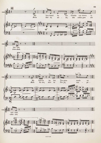 Troilus and Cressida : opera in three acts / libretto by Christopher Hassall ; german translation by Ernst Roth ; music by William Walton