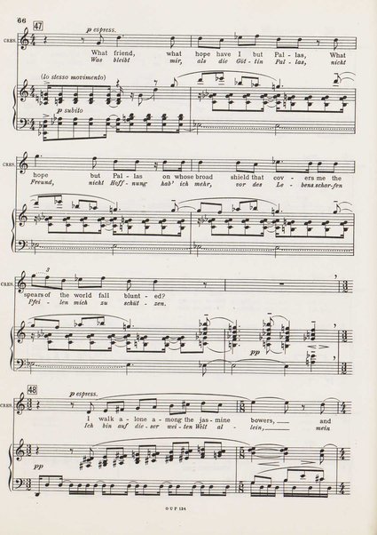 Troilus and Cressida : opera in three acts / libretto by Christopher Hassall ; german translation by Ernst Roth ; music by William Walton