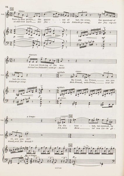 Troilus and Cressida : opera in three acts / libretto by Christopher Hassall ; german translation by Ernst Roth ; music by William Walton