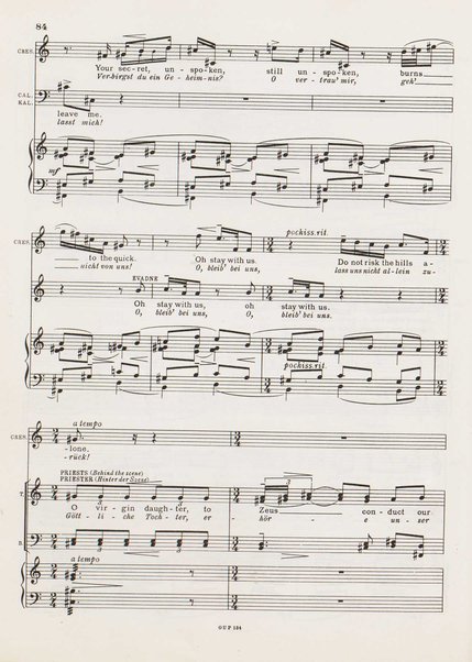 Troilus and Cressida : opera in three acts / libretto by Christopher Hassall ; german translation by Ernst Roth ; music by William Walton