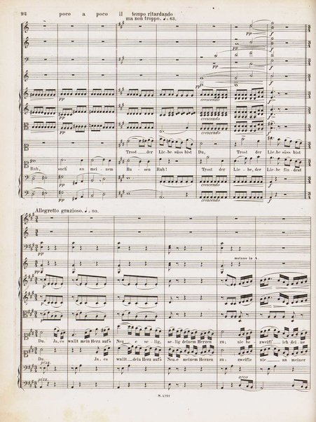 Euryanthe : grosse romantische Oper in drei Aufzügen / Dichtung von Helmine von Chezy ; geb: Freyinn von Klencke ; in Musik gesetzt von Carl Maria von Weber