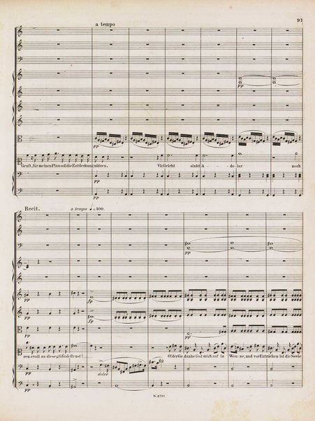 Euryanthe : grosse romantische Oper in drei Aufzügen / Dichtung von Helmine von Chezy ; geb: Freyinn von Klencke ; in Musik gesetzt von Carl Maria von Weber