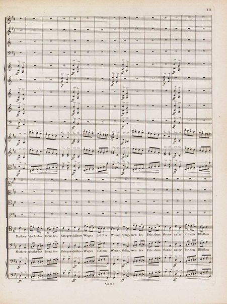 Euryanthe : grosse romantische Oper in drei Aufzügen / Dichtung von Helmine von Chezy ; geb: Freyinn von Klencke ; in Musik gesetzt von Carl Maria von Weber