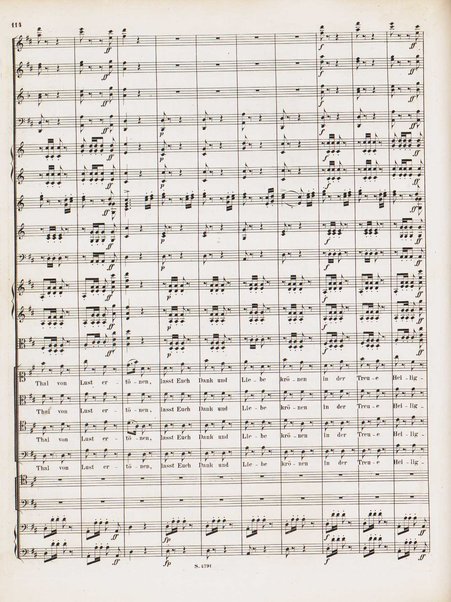 Euryanthe : grosse romantische Oper in drei Aufzügen / Dichtung von Helmine von Chezy ; geb: Freyinn von Klencke ; in Musik gesetzt von Carl Maria von Weber